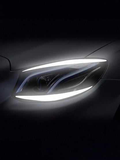 Autocollants réfléchissants pour sourcils de phares de voiture, autocollants en vinyle imperméables pour le style personnalisé, améliore la visibilité nocturne, installation facile à faire soi-même