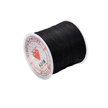 Fil élastique rond en cristal, 10 mètres, 0.7mm, cordon extensible en caoutchouc et Nylon pour la fabrication de bijoux, Bracelet de perles