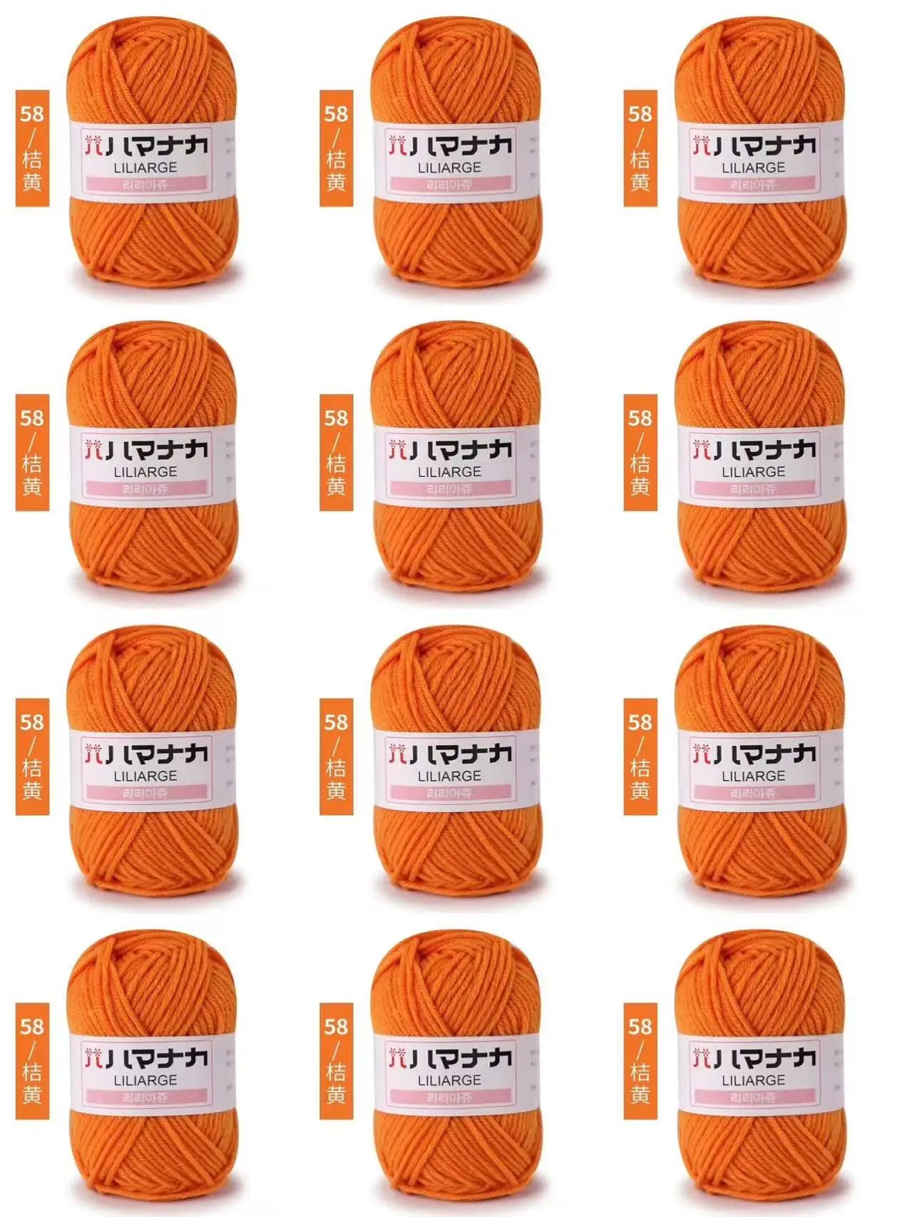 12 pièces 300g fil de lait fait à la main grossier bricolage tissage boule de fil pour pull chapeau écharpe et autres vêtements doux Crochet fil à tricoter
