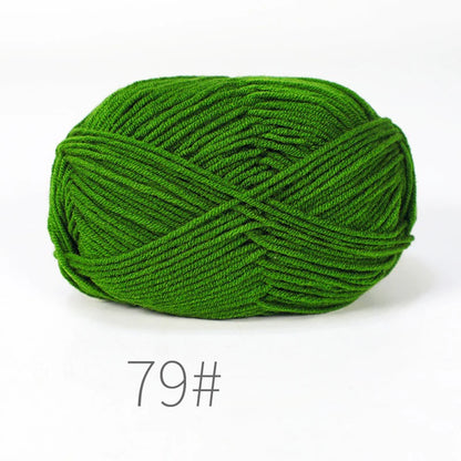 Nouveau 5 pièces couleurs mélangées fil lait coton fil combinaison Crochet tricot fil ensemble pour à la main bricolage artisanat pull écharpe tricot