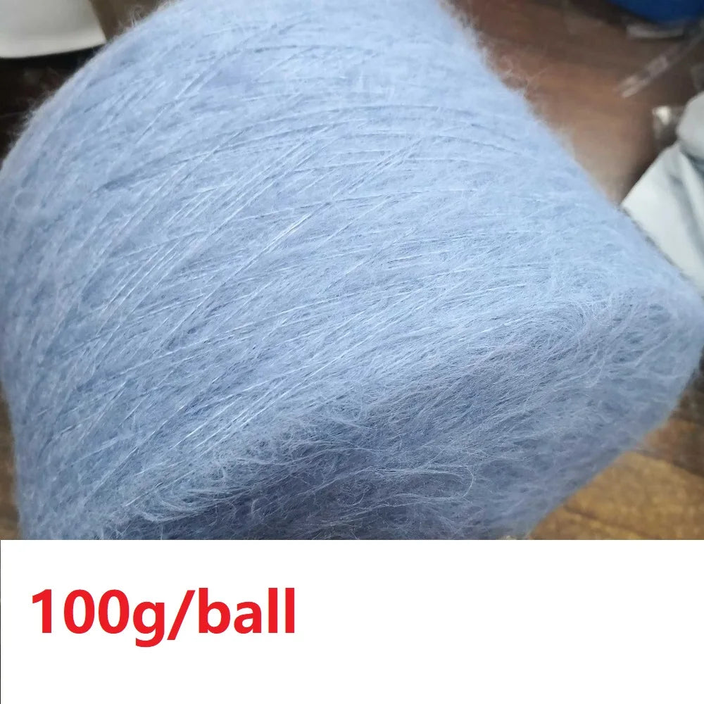 Laine tricotée à la main en forme de lapin Super douce, fil Mohair au Crochet chaud, acrylique, anti-boulochage, pour pull, écharpe, haute qualité, 500g, 1 pièce