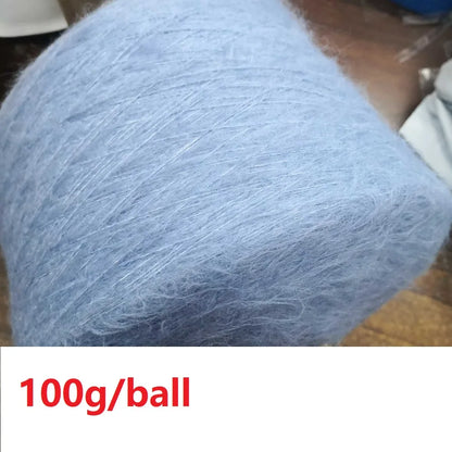 Laine tricotée à la main en forme de lapin Super douce, fil Mohair au Crochet chaud, acrylique, anti-boulochage, pour pull, écharpe, haute qualité, 500g, 1 pièce