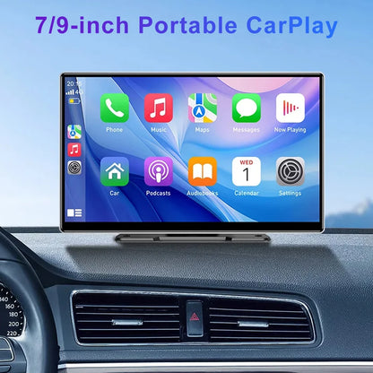 7 "/9" pouces Portable sans fil Carplay Android Auto écran HD autoradio multimédia MP5 lecteur vidéo caméra de recul arrière DVR