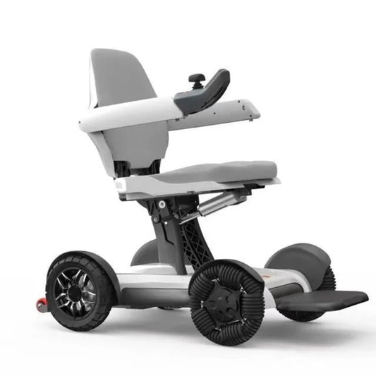 Scooter âgé pliant entièrement automatique, voiture à batterie électrique pour personnes âgées handicapées