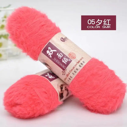 Rouleau de fil moelleux en cachemire à 3 plis, 100 g/rouleau, tricot coloré, laine super douce tricotée, Crochet pour bébé, écharpe pour bébé, fil épais
