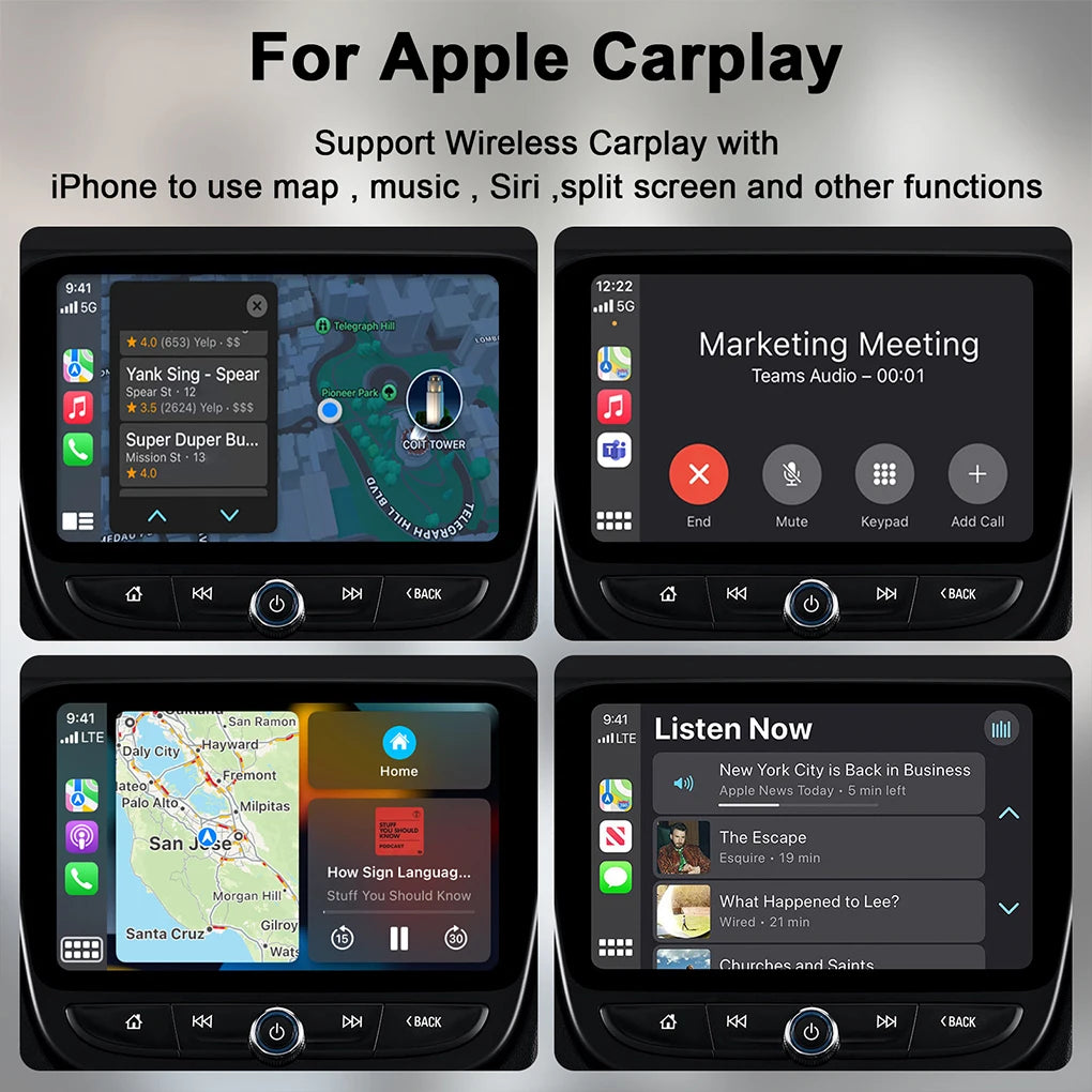 Adaptateur sans fil CarPlay, adaptateur filaire vers sans fil, compatible avec CarPlay, dongle Plug and Play, Wi-Fi 5GHz