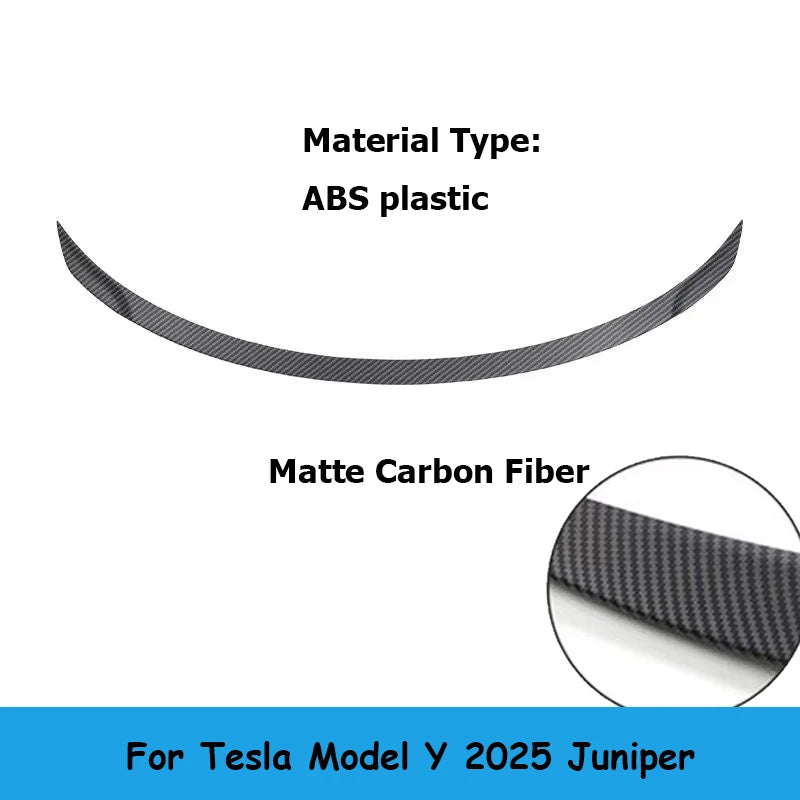 Becquet en Fiber de carbone ABS pour Tesla modèle Y 2025 2026 Juniper Performance modèle 3 2023-2025 2026, accessoires extérieurs des Highlands