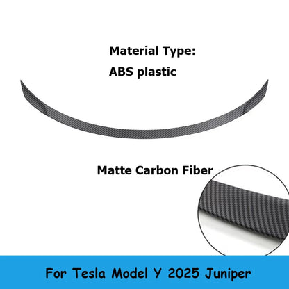 Becquet en Fiber de carbone ABS pour Tesla modèle Y 2025 2026 Juniper Performance modèle 3 2023-2025 2026, accessoires extérieurs des Highlands