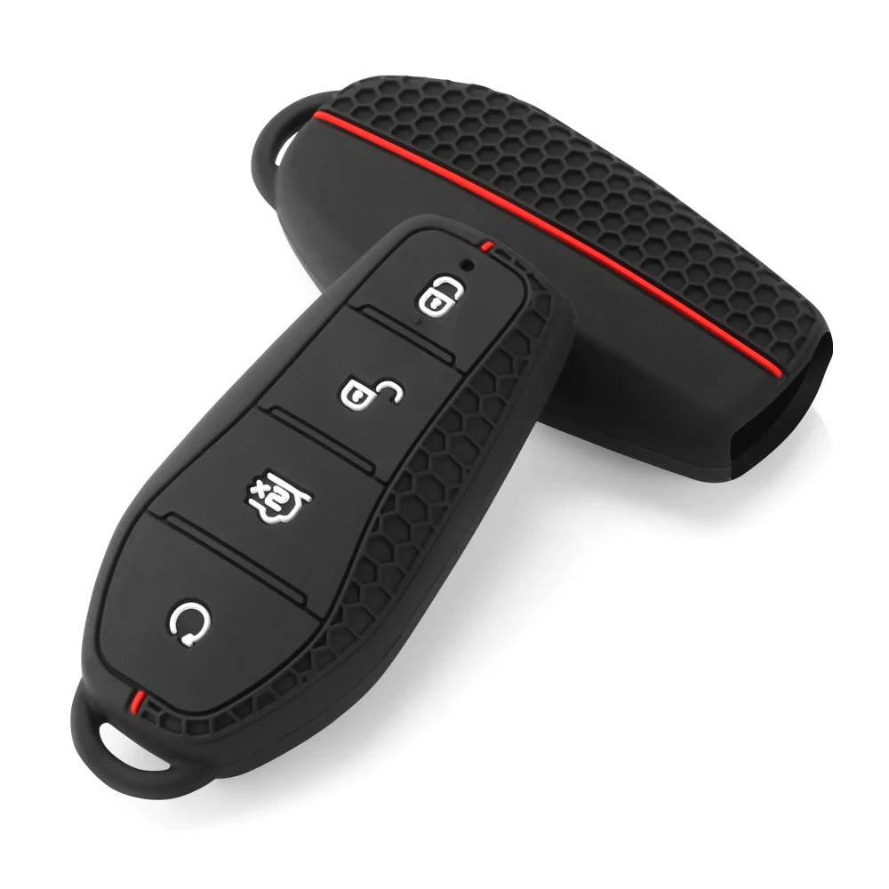 Étui pour clé de voiture en Silicone, support de chaîne, pour BYD Atto 3 Han EV Dolphin Song PRO Max Tang DM Yuan Dolphin E2 Qin PLUS