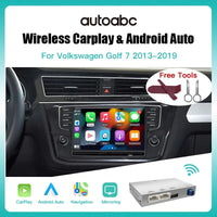 Carplay sans fil Android Auto pour Volkswagen Golf 7 avec système MIBI accessoire multimédia lien miroir caméras compatibles AirPlay