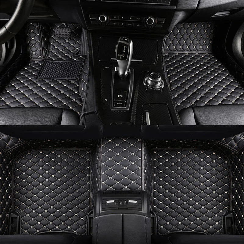 Tapis de sol de voiture en cuir personnalisé, pour BAIC B80 2021 2022 2023 2024 2025 2026 2027, accessoires d'intérieur