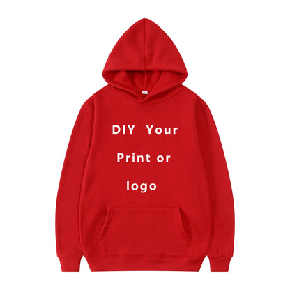 Votre propre Design marque Logo/image personnalisée partout hommes femmes sweat à capuche bricolage sweat à capuche décontracté à la mode nouveau