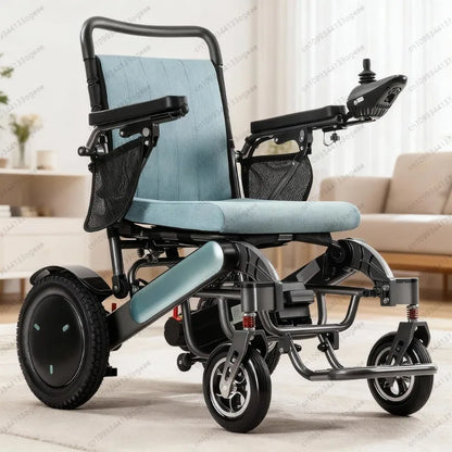 Fauteuil roulant électrique pliable, Intelligent, entièrement automatique, haut de gamme, pour personnes âgées, mobilité