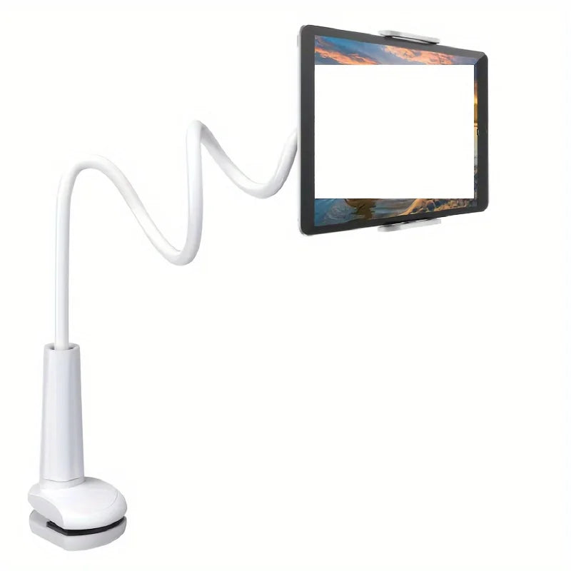 Support de téléphone pour tablette rotatif à 360 degrés, Base en spirale, adapté aux lits, têtes de lit, bureaux, support de tablette pour téléphone à bras Long