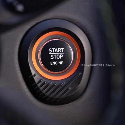 Couvercle d'anneau de commutateur de bouton d'arrêt de démarrage d'allumage de moteur pour Lynk & Co 01 02 03, accessoires d'intérieur 2021 2022 2023 2024 2025