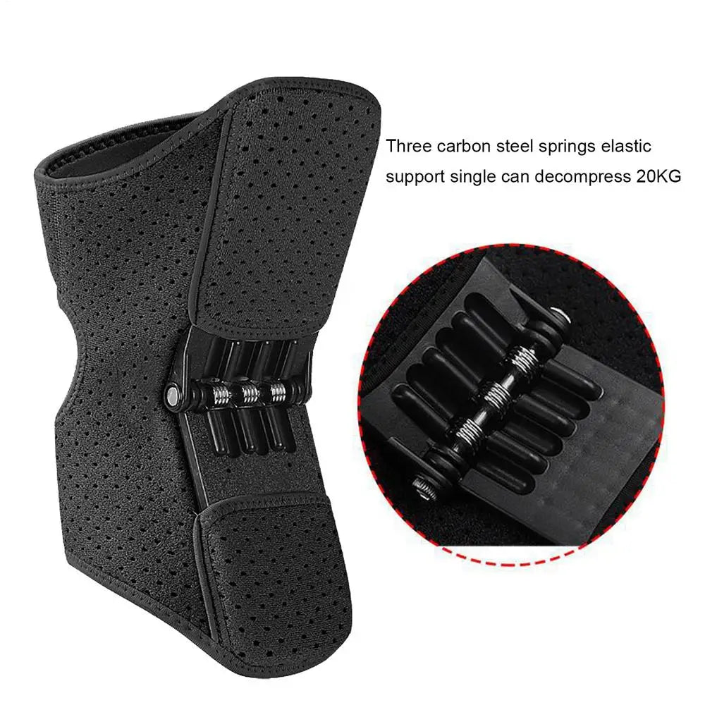 Genouillère respirante pour le cyclisme, rehausseur de genou, attelle de levage à ressort, aide à la marche, protège les partenaires, coussin d'appoint