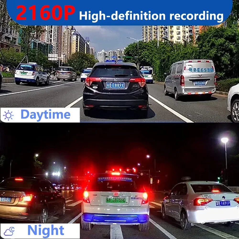 AutoBora-Caméra de tableau de bord DVR de voiture, moniteur vidéo 24H pour Lynk & Co 01, 3840, 2160, 4K, WiFi, 2023x2024