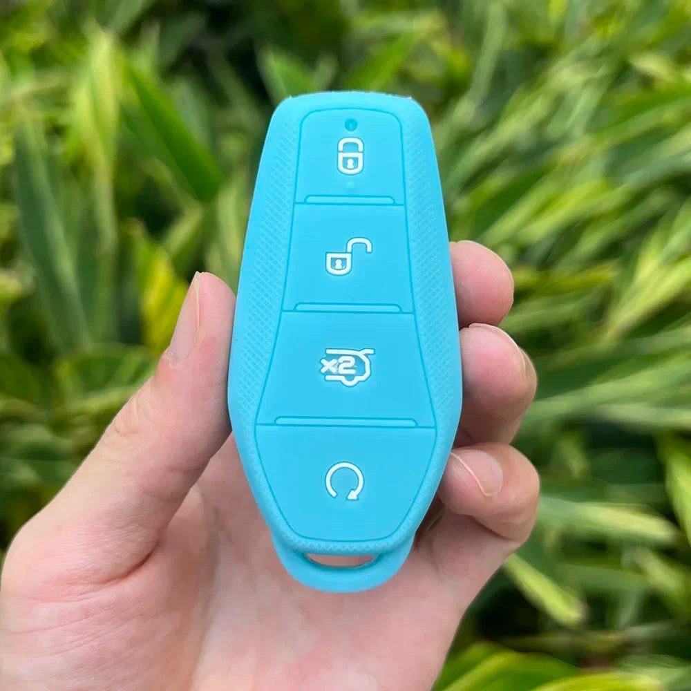 Étui de protection en Silicone pour clé de voiture, pour BYD Han Ev Tang Dm/Qin PLUS/Song Pro/MAX/Yuan Dolphin E2, accessoires de clé automobile
