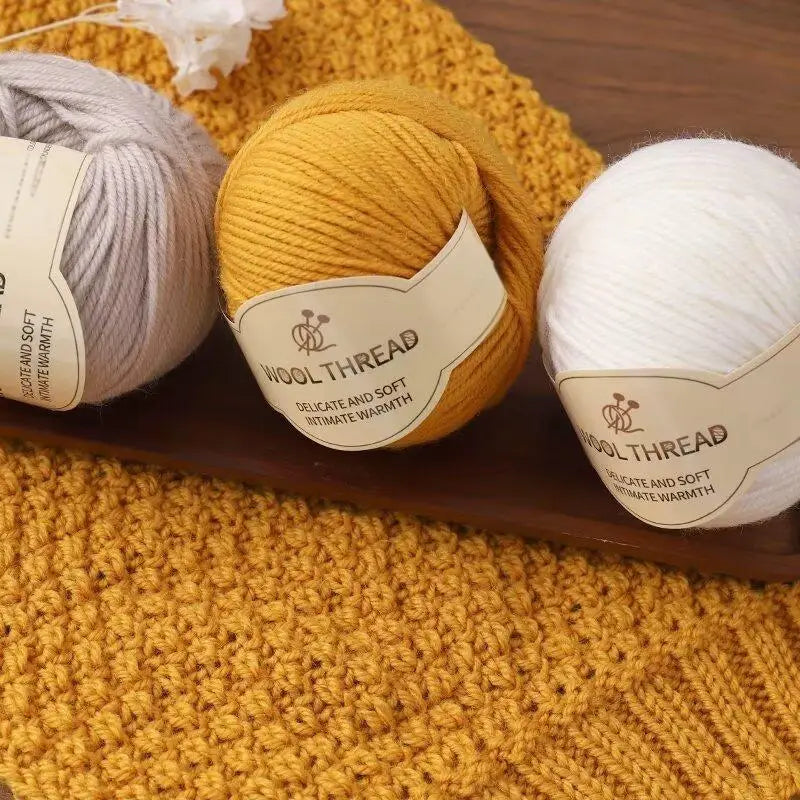500g 290 Fil de laine d'alpaga peigné moyennement grossier, kit de matériel de tricot fait à la main chaud et à la mode pour l'automne et l'hiver, plusieurs couleurs de boules de fil pour fabriquer des pulls, des foulards