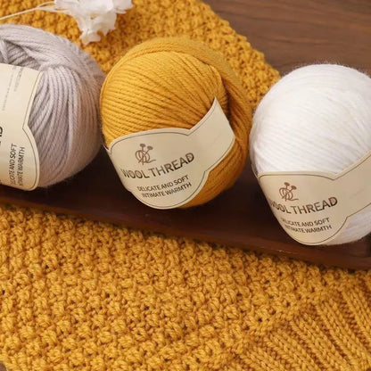 500g 290 Fil de laine d'alpaga peigné moyennement grossier, kit de matériel de tricot fait à la main chaud et à la mode pour l'automne et l'hiver, plusieurs couleurs de boules de fil pour fabriquer des pulls, des foulards