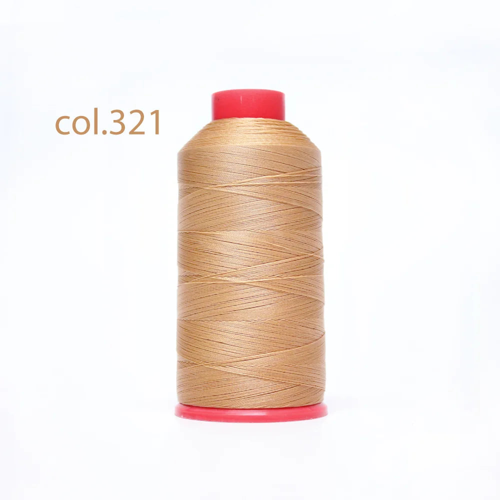 TEX 70 fil collé en Nylon 0.3MM robuste résistance à la rupture rembourrage en cuir chaussures toile point de couture 210D/3 1500 mètres