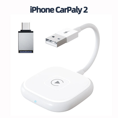Adaptateur/dongle CarPlay sans fil pour voitures à partir de 2015 et iPhone iOS 10 +, câble d'usine