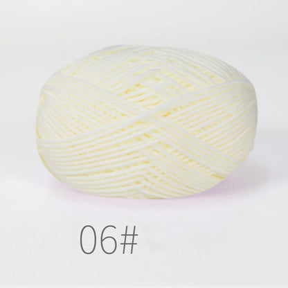 Fil à tricoter en coton doux, tissu mélangé, fil de velours en fibres épaisses, fil de laine au Crochet pour pull, bricolage