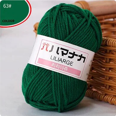 Fil de laine à tricoter en coton doux et doux pour bébé, fil de velours en fibres épaisses, fil de laine à tricoter à la main pour pull de bricolage