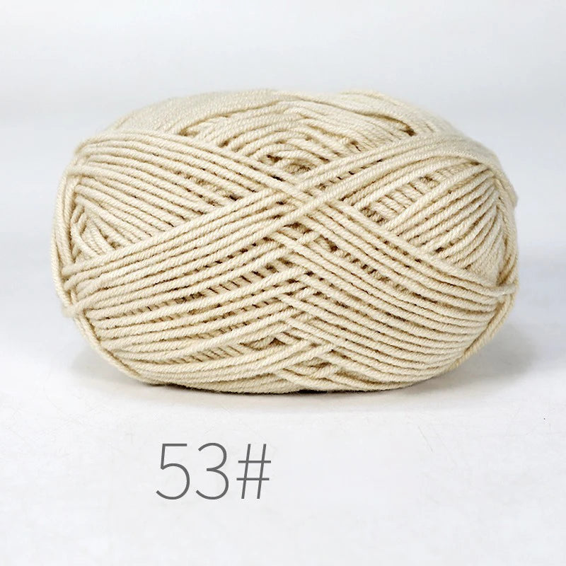 Nouveau 5 pièces couleurs mélangées fil lait coton fil combinaison Crochet tricot fil ensemble pour à la main bricolage artisanat pull écharpe tricot