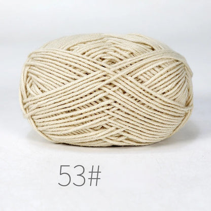 Nouveau 5 pièces couleurs mélangées fil lait coton fil combinaison Crochet tricot fil ensemble pour à la main bricolage artisanat pull écharpe tricot