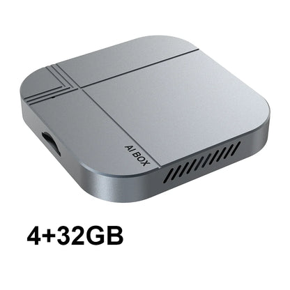 2026 3 en 1 Android 12 CarPlay Smart Ai Box 4 + 32G 2 + 16G adaptateur de voiture Android sans fil Plug & Play boîte de télévision de voiture pour YouTube Netflix