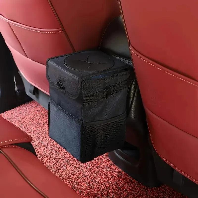 Poubelle de voiture étanche, organisateur d'accessoires de voiture, poche de rangement de voiture, fermé et Portable