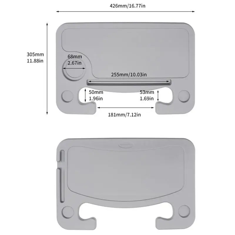 Support de bureau pour ordinateur portable de voiture, manger du travail, volant de voiture, support de Table à manger, boisson, plateau de nourriture et de café, multifonction