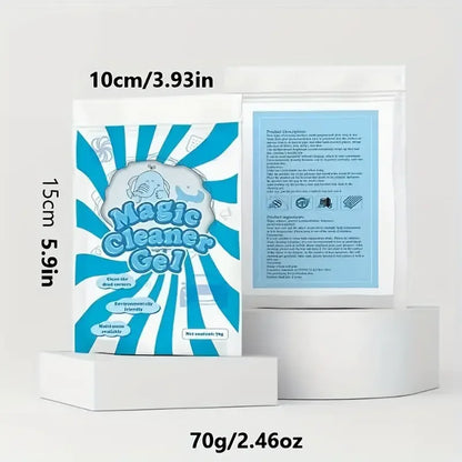 Gel de nettoyage de voiture, 70g, boue magique, évent Automobile, clavier d'ordinateur, dissolvant de poussière, outil de nettoyage intérieur de lavage de voiture