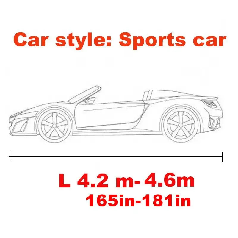 Housse de voiture extensible universelle, résistante au soleil, coupe-vent, anti-poussière, résistante aux rayures, Protection UV pour voiture de sport, berline, SUV, style de beauté