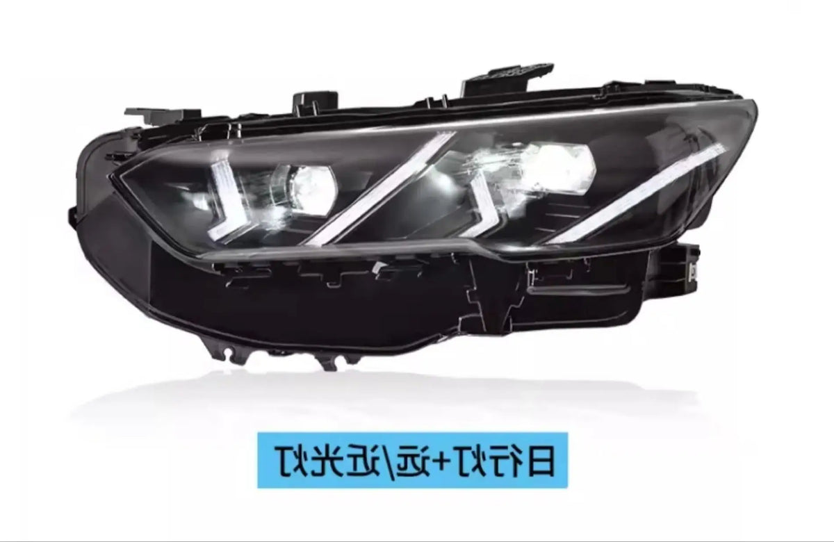 مصباح أمامي LED للسيارة لسيارة BYD Song Pro 19-24 RGB ملون ضوء نهاري DRL مصباح أمامي كشافات ضوء منخفض إشارة انعطاف