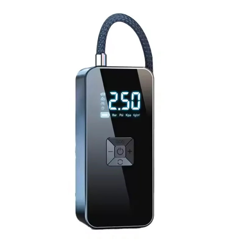 Gonfleur de pneus sans fil populaire, affichage numérique, compresseur d'air Rechargeable 150psi, ligne de chargement USB, pompe à Air