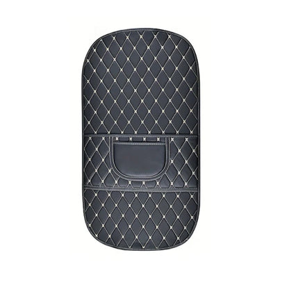 Coussinet Anti-coup de pied de voiture en cuir PU, housse de protection arrière de siège de voiture, organisateur de siège arrière avec poches de rangement, accessoires intérieurs