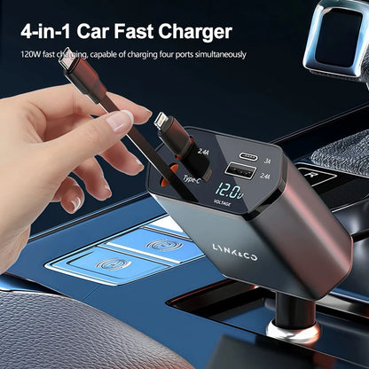 Chargeur de voiture USB type C, convertisseur de prise de charge rapide pour LYNK & CO 01 EM-P EM-F 02 Hatchback 03 05 06 PHEV 08 09 MHEV