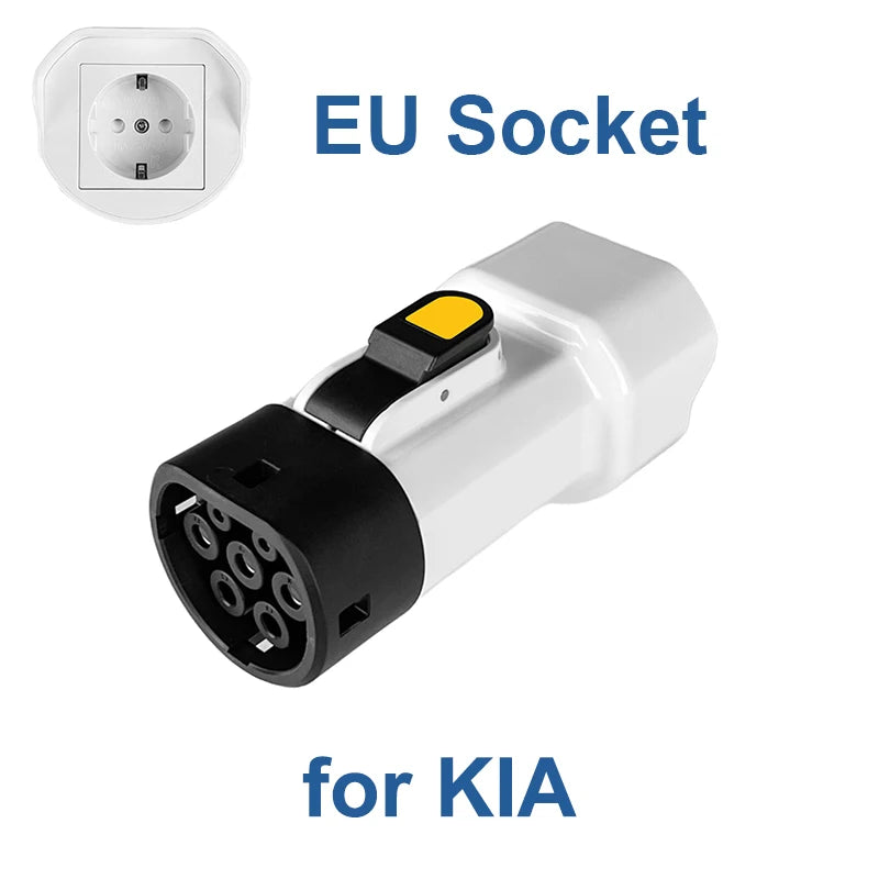 EVqiaoyi – adaptateur de déchargeur Type 2 V2L, prise ue 16A, décharge type2, pour BYD MG 4 Renault Jaecoo 7 Omoda Hyundi ZEEKR