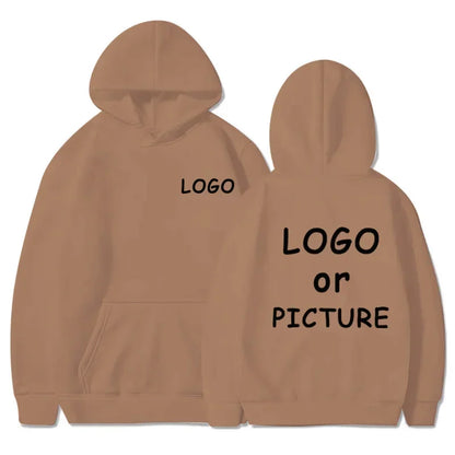 Sweat-shirts décontractés pour hommes et femmes avec logo personnalisé, sweat-shirts à manches longues pour l'automne et l'hiver, sweat-shirts personnalisés de style streetwear.