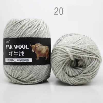 Fil épais de laine de cachemire Yak pour tricoter, écharpe de pull au Crochet, fil de laine mélangée mérinos tricoté de haute qualité