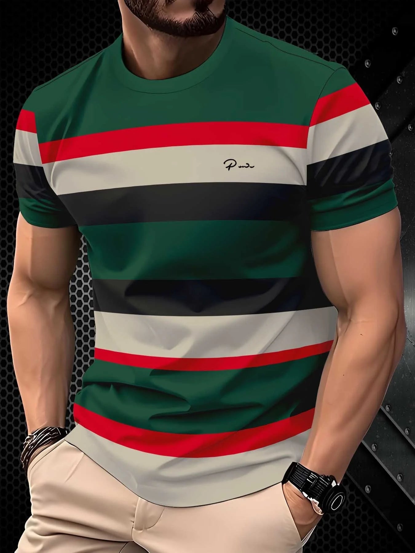 2026 T-Shirt homme vêtements été hommes Logo imprimé haut à manches courtes grande taille T-Shirt style décontracté à la mode T-Shirt vêtements