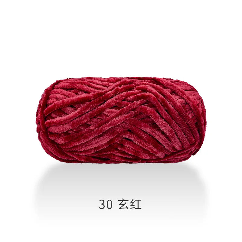 Fil à tricoter 100g, fil de glace douce, fil de coton tricoté à la main pour écharpe, Crochet de bricolage tricoté à la main