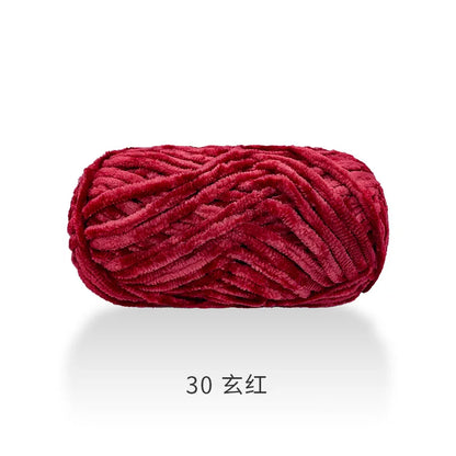 Fil à tricoter 100g, fil de glace douce, fil de coton tricoté à la main pour écharpe, Crochet de bricolage tricoté à la main