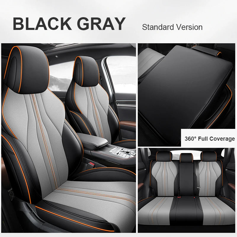 Housse de siège de voiture personnalisée spécifique pour BYD Song Plus 2020-2025, BYD SEAL U DMI, BYD Sealion 6 – Couverture complète des sièges avant et arrière