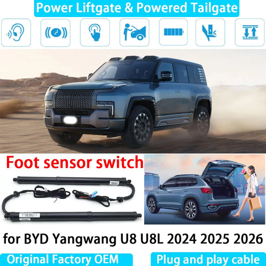 Pour BYD Yangwang U8 U8L 2024 2025 2026 système de levage de porte arrière alimenté par hayon électrique automatique