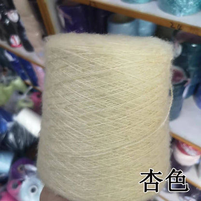 1 régiment de 500 grammes de laine Mohair ultra douce près du corps sans collant, foulards tricotés à la main, fil de pull