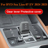 Colliers de changement de vitesse en Silicone, couvercle de protection du levier de vitesse, Modification intérieure de voiture décorative, pour BYD Sea Lion 07 EV 2024 2025