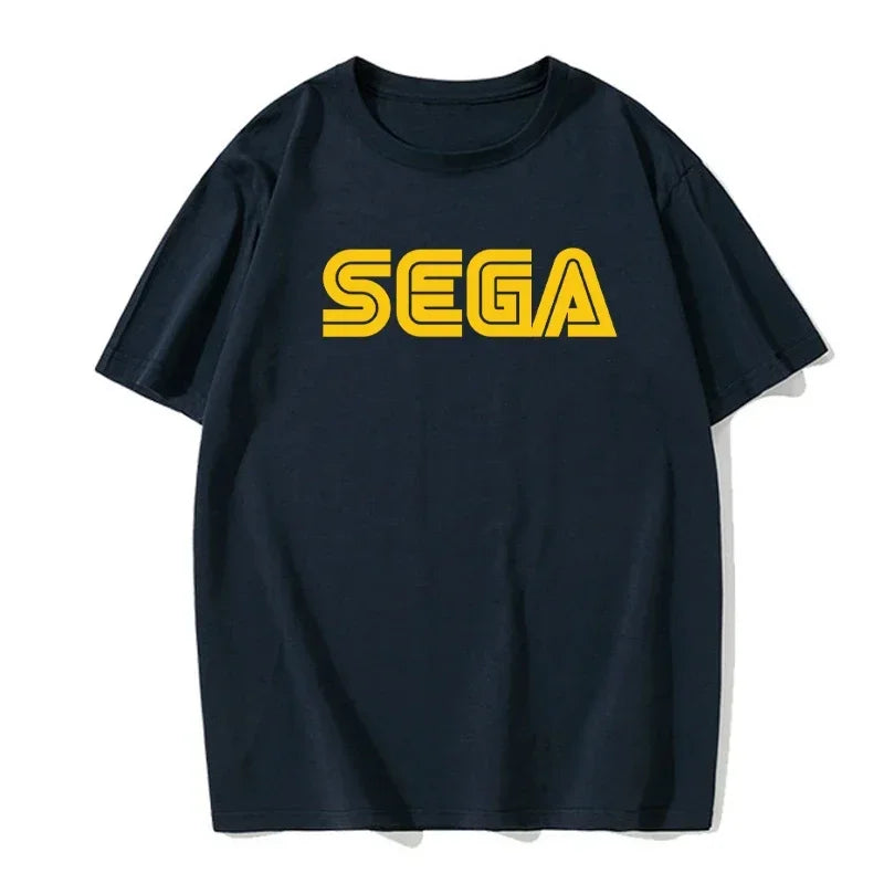 Nouveauté Sega Logo hommes t-shirts été décontracté à manches courtes mode Streetwear Harajuku t-shirt Style coréen Fans de jeu hommes t-shirts